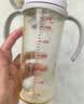 贝亲（Pigeon）自然成长翻盖直饮吸管 大童奶瓶330ml 经典款 18月+  AA278 实拍图