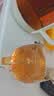 玻璃水杯锤纹带把手耐高温防爆泡茶杯家用大容量喝水杯ins简约 6只6色锤纹杯（400毫升） 实拍图