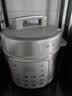 美的（Midea）有钛青瓷0涂层营养蒸电压力锅5L 智能预约多功能一体高压电饭锅MY-E5811G家用4-6人开盖火锅电饭煲 实拍图