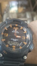 卡西欧（CASIO） 男表女表卡西欧手表男女情侣表学生时尚运动表太阳能双显电子表 太阳能表：AQ-S810W-8赛亚灰橘 实拍图