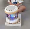 勒米熊婴儿玩具手拍鼓0-6个月儿童宝宝音乐拍拍鼓1-2-3周岁早教生日礼物 充电款+升降旋转木马手拍鼓 实拍图