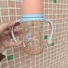 贝亲（Pigeon）PPSU双把手防胀气奶瓶240ml 丛林小兔 M号奶嘴 3月+ AA218 实拍图