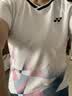 尤尼克斯（YONEX）YONEX羽毛球服比赛训练吸汗透气女款运动T恤210095BCR白色O 实拍图