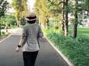 Siggi平顶草帽女夏季法式礼帽海边防晒帽子可折叠草编遮阳帽送礼女生 实拍图