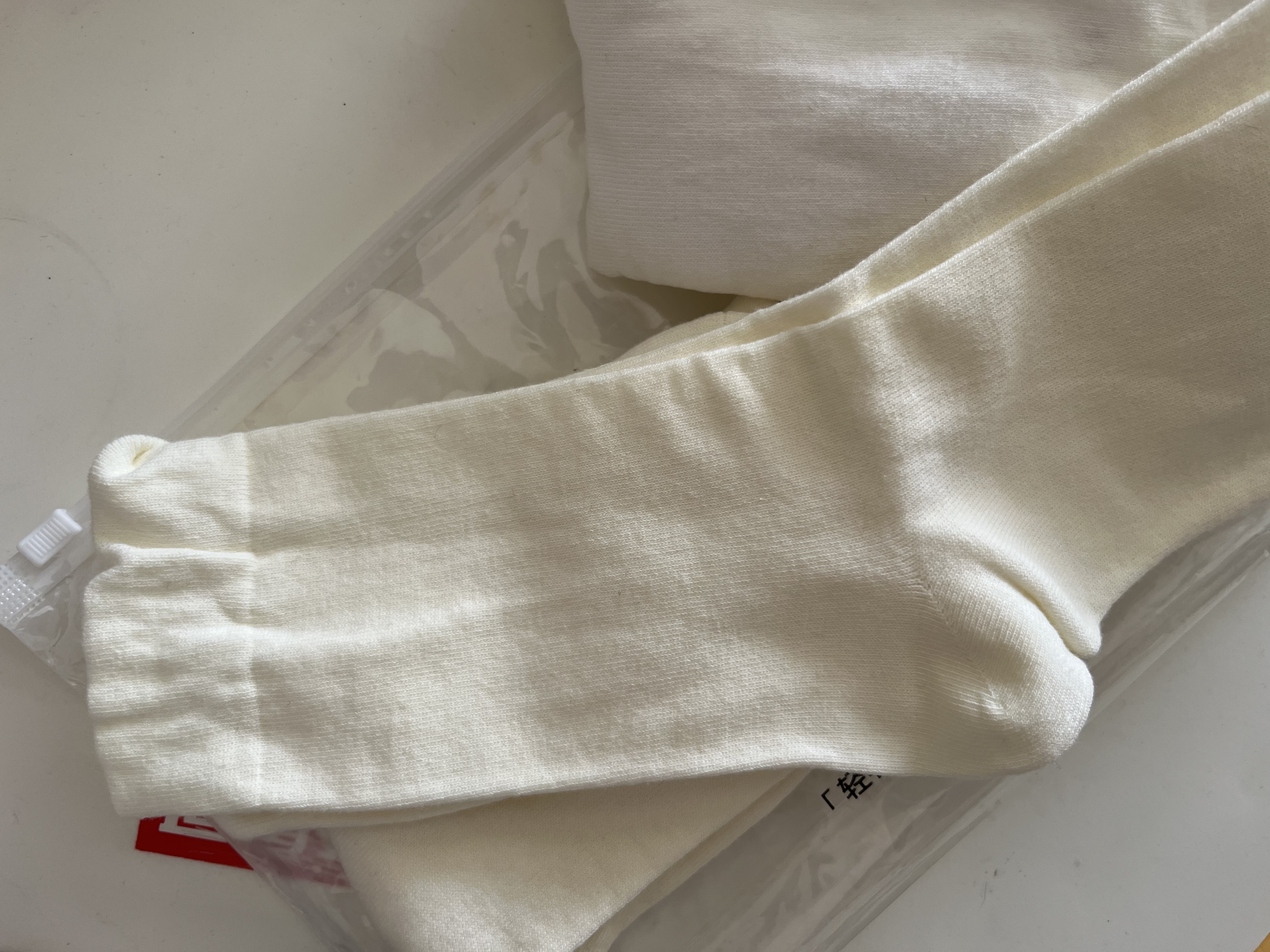 南极人6双女士袜子女纯棉秋冬季10A抑菌防臭无骨居家睡眠月子堆堆中筒袜 实拍图