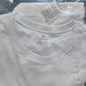 布先生春夏季短袖T恤男士纯棉小白T纯色内搭打底衫 白色 2XL(185) 实拍图