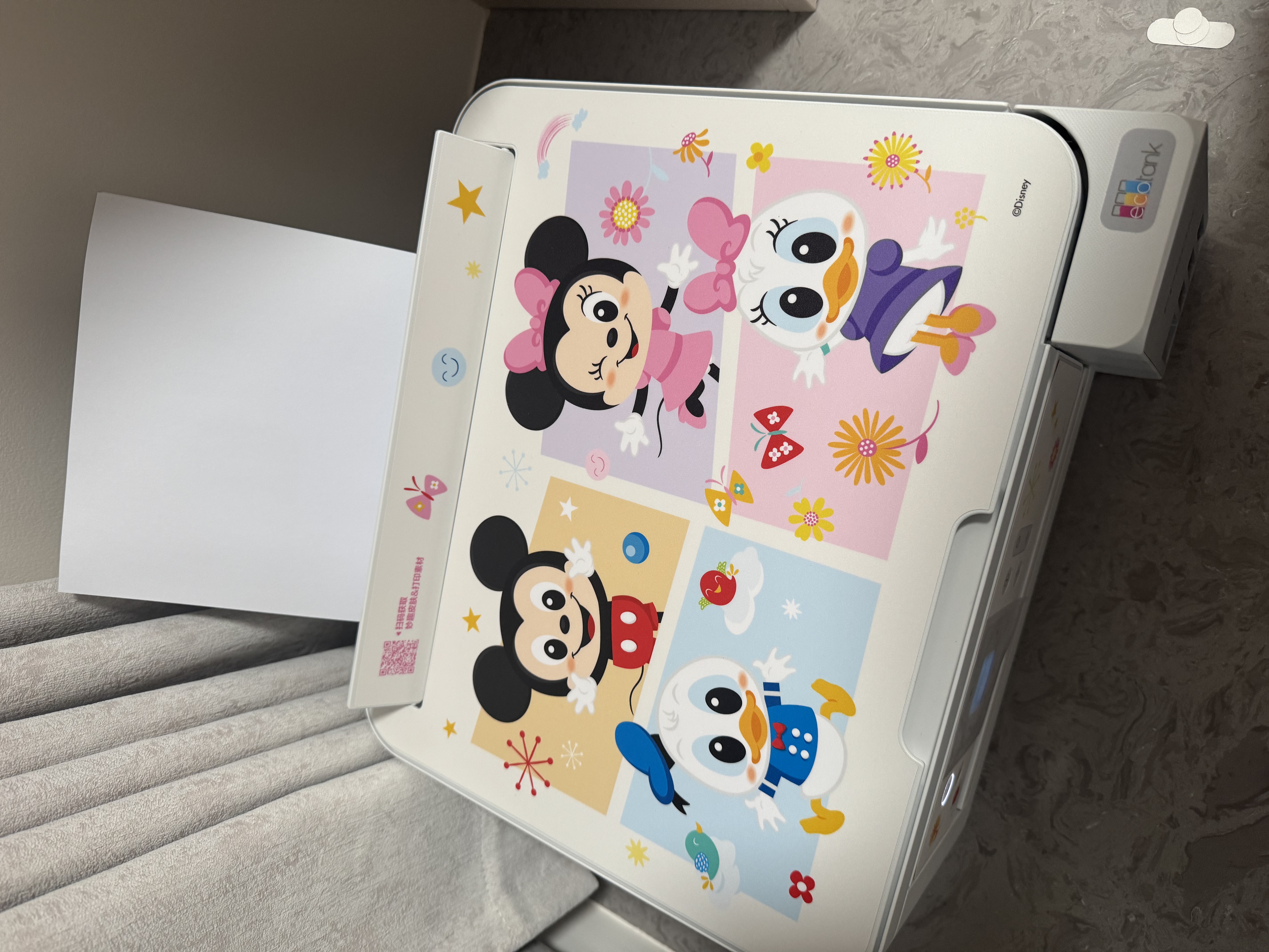 爱普生（EPSON）【6代新品】L4356墨仓式彩色无线AI学习打印机一体机家用/办公  L4266升级版(自动双面 液晶屏 白) 实拍图