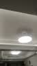 雷士（NVC）LED筒灯开孔75mm嵌入式筒射灯客厅天花灯走廊过道灯背景牛眼灯 铝材Ra90-漆白6W暖白-孔75-85mm 实拍图