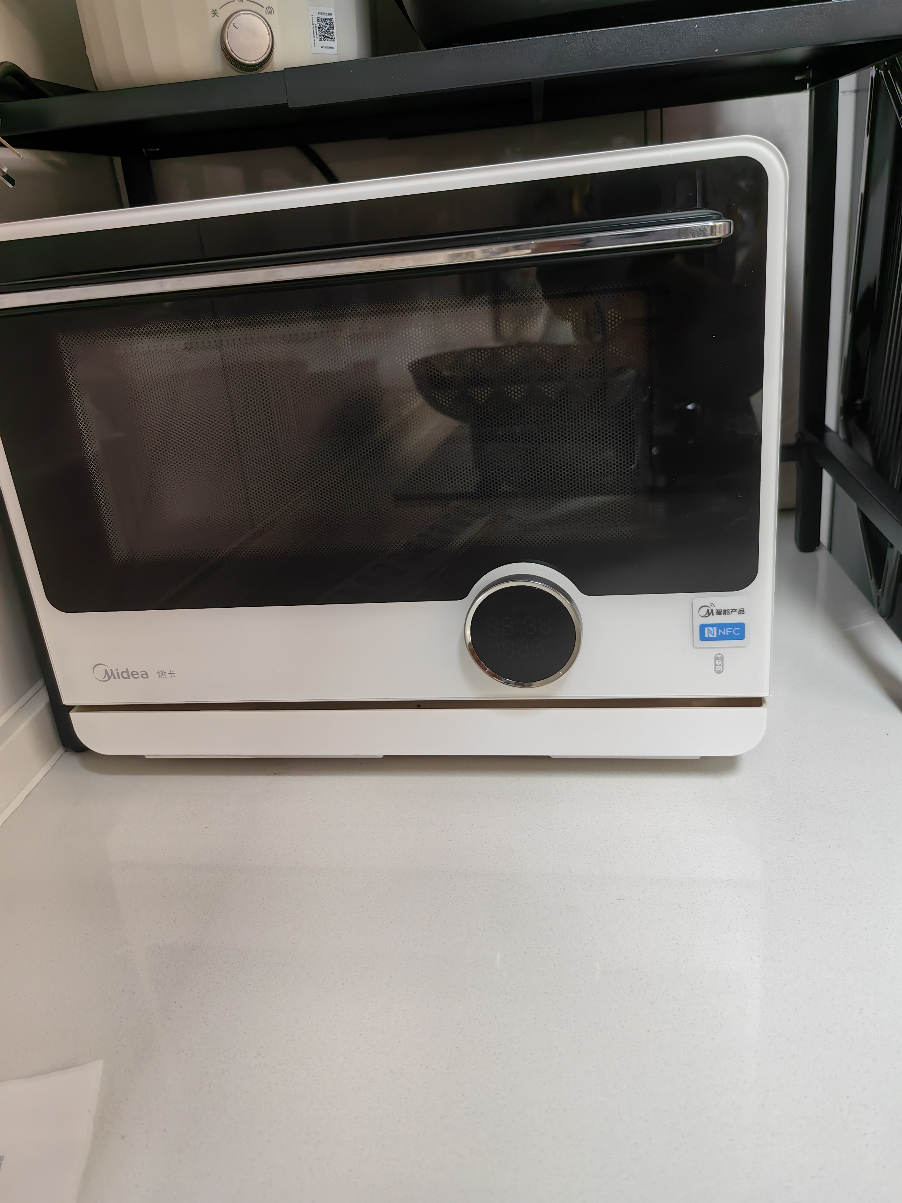 美的（Midea）安睡寻味微蒸烤一体机智能微波炉烤箱蒸箱空气炸家用多功能燃卡变频23L台式嵌入式网红料理炉G23 实拍图