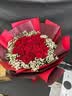 幽客玉品鲜花速递红玫瑰花束表白送女友老婆生日礼物全国同城配送 33朵红玫瑰花束—女王款 实拍图