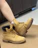 添柏岚（Timberland）踢不烂经典大黄靴高帮马丁靴户外防水真皮宽版男 10061W 42 实拍图