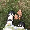 卡骆驰（CROCS）白鹿同款经典芭蕾鞋舒适轻便休闲鞋女鞋|211994 黑色-001 38 (240mm) 实拍图