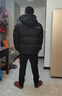 波司登（BOSIDENG）反季羽绒服男女同款情侣连帽时尚运动休闲面包服外套商场同款 【店长推荐】黑色8056 【无袖标】 L 170/92A 体重约120-130斤 实拍图