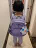 乐同【开学礼物】书包人体工学儿童护脊书包 小学生书包耐脏轻便分层 小童1-3年级 | 芋紫色 实拍图