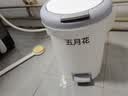 五月花手按脚踏垃圾桶带盖12L双开盖锁味办公宿舍卫生间垃圾桶家用 实拍图