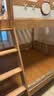 全友家居 实木高低床男孩女孩青少年原木风上下铺床家具1.5米 实拍图