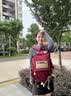 viney双肩包书包女百搭大容量初中生高中大学生背包大学生15英寸电脑包 【红色】高颜值通勤时尚通勤旅行包+青蛙挂件 实拍图