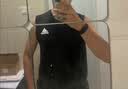 adidas速干简约舒适运动健身圆领背心男装阿迪达斯官方 黑色   XS 实拍图