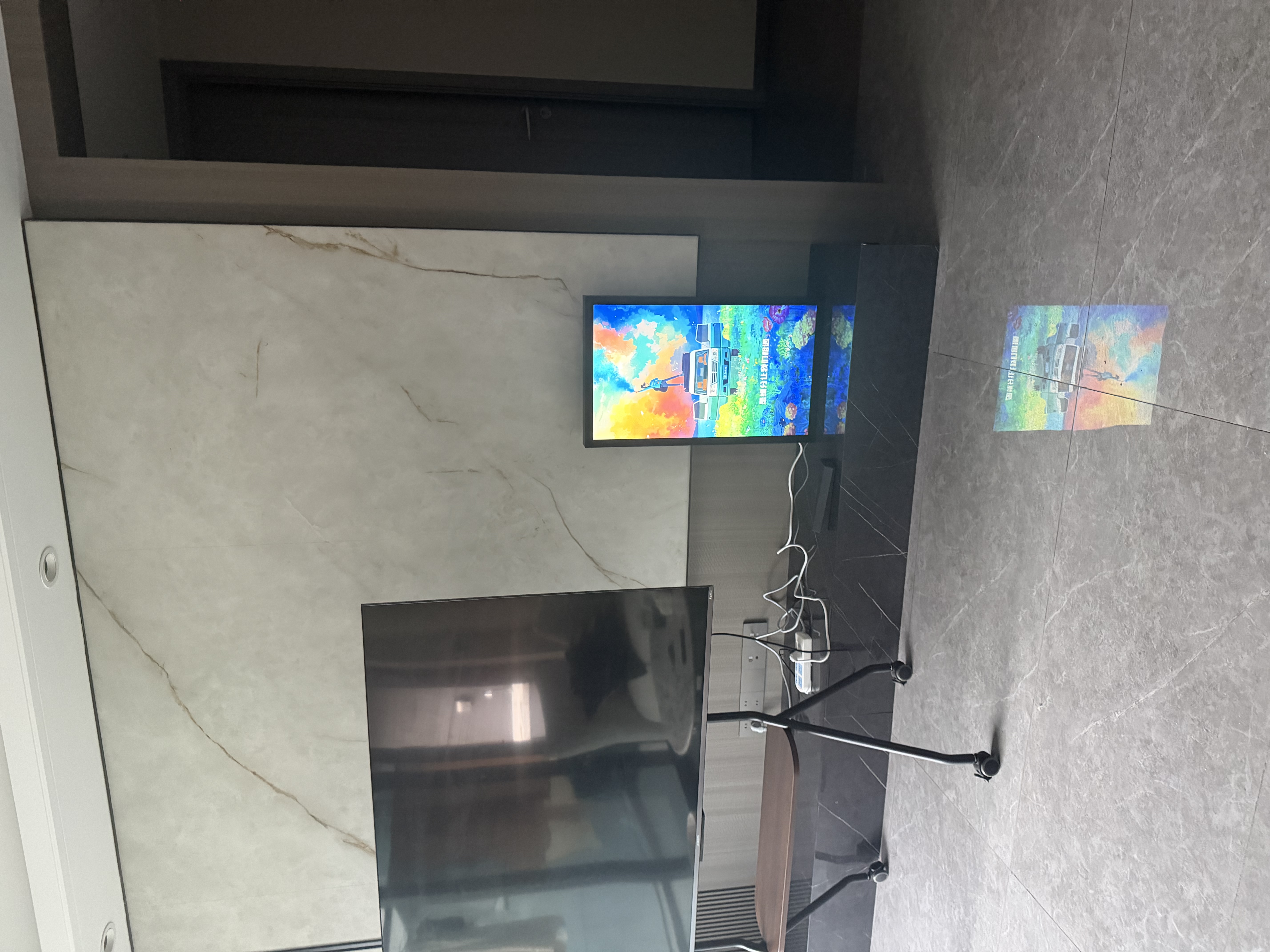 GRETA OTO壁画音响悬浮歌词蓝牙电子壁挂壁纸智能相框相册油画家用室内高级感音箱男生女生生日礼物国家补贴 实拍图