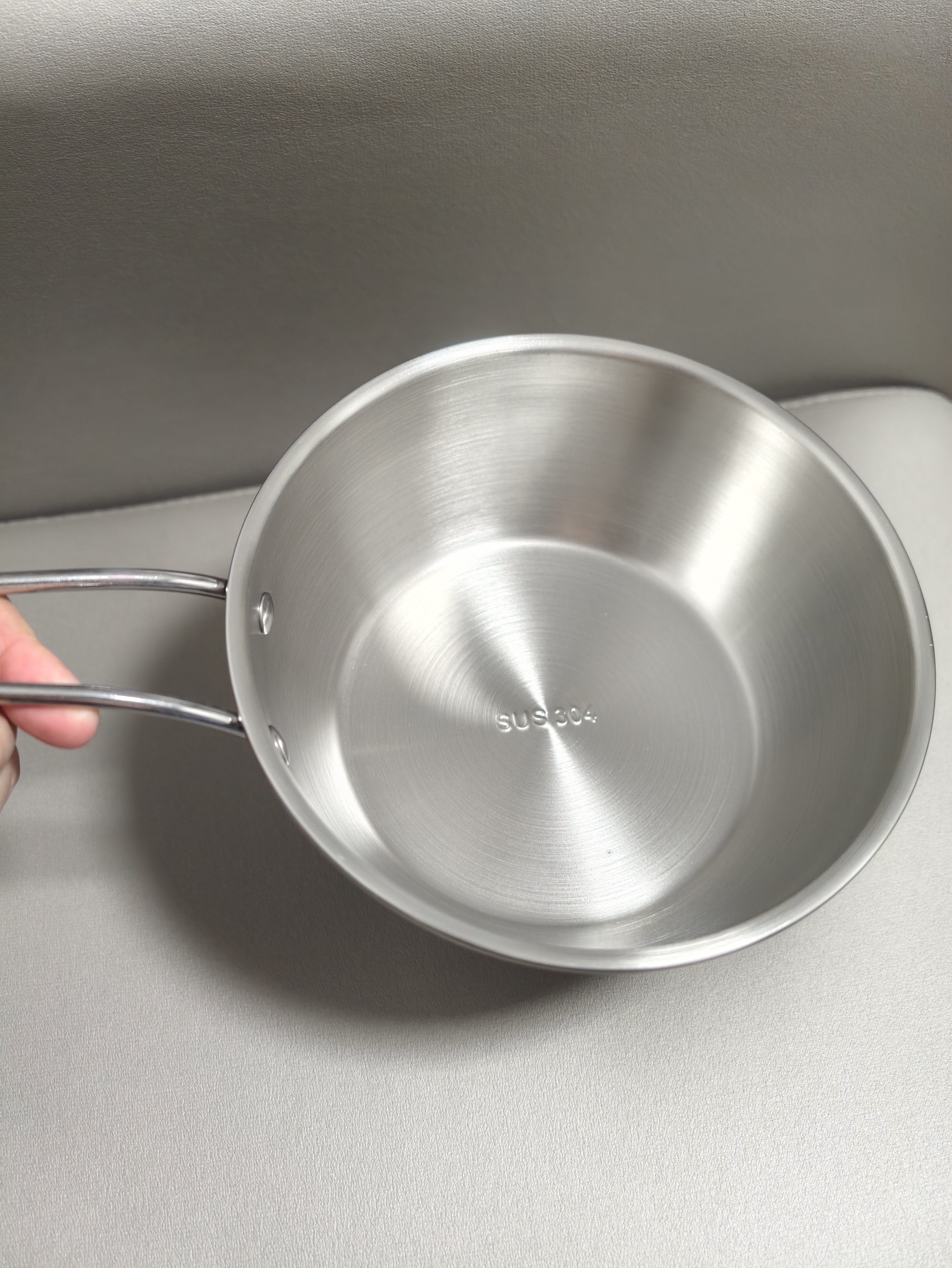 美厨（MAXCOOK）304不锈钢碗带把手 汤碗泡面碗韩式碗米酒碗大碗拌饭碗MCWA4946 实拍图
