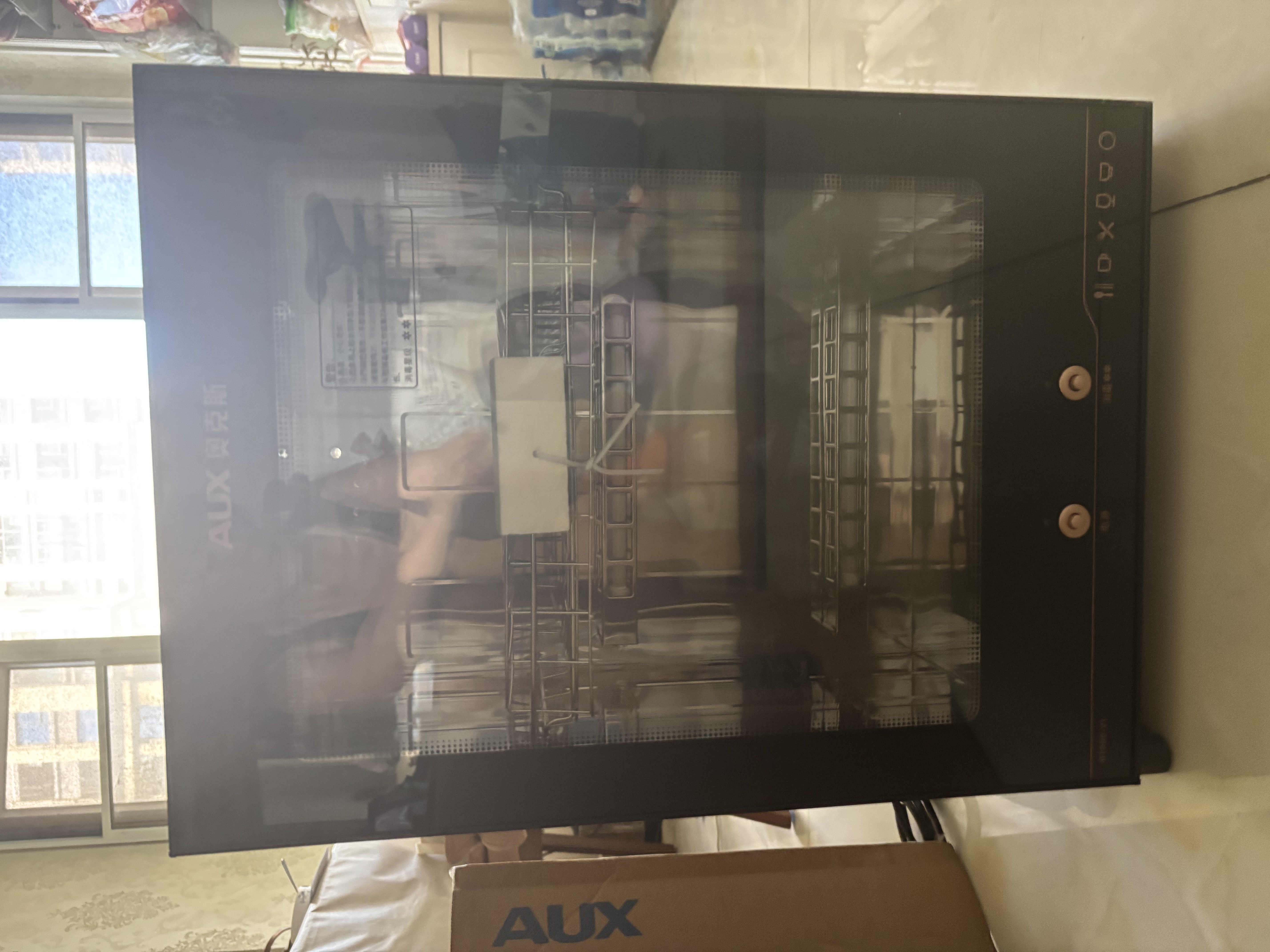 奥克斯（AUX）消毒柜家用小型消毒碗柜二星级高温立式小型台式厨房餐具碗筷茶杯刀具消毒机【国家补贴】RTP50-V1 实拍图