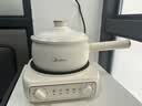 美的（Midea）电煮锅 小电锅 电蒸锅 电火锅 电热锅 分体式可拆洗 2.6L学生宿舍多功能锅 泡面锅 XZC2061 配蒸笼 实拍图