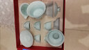 左茗右器三才盖碗茶杯单个景德镇陶瓷泡茶碗品茗公道杯功夫茶具三件整套装 A-1盖碗套组 实拍图