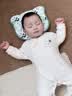 ipoosi婴儿定型枕0-3-6个月以上新生儿宝宝四季款辅助睡姿透气硅胶枕头 实拍图