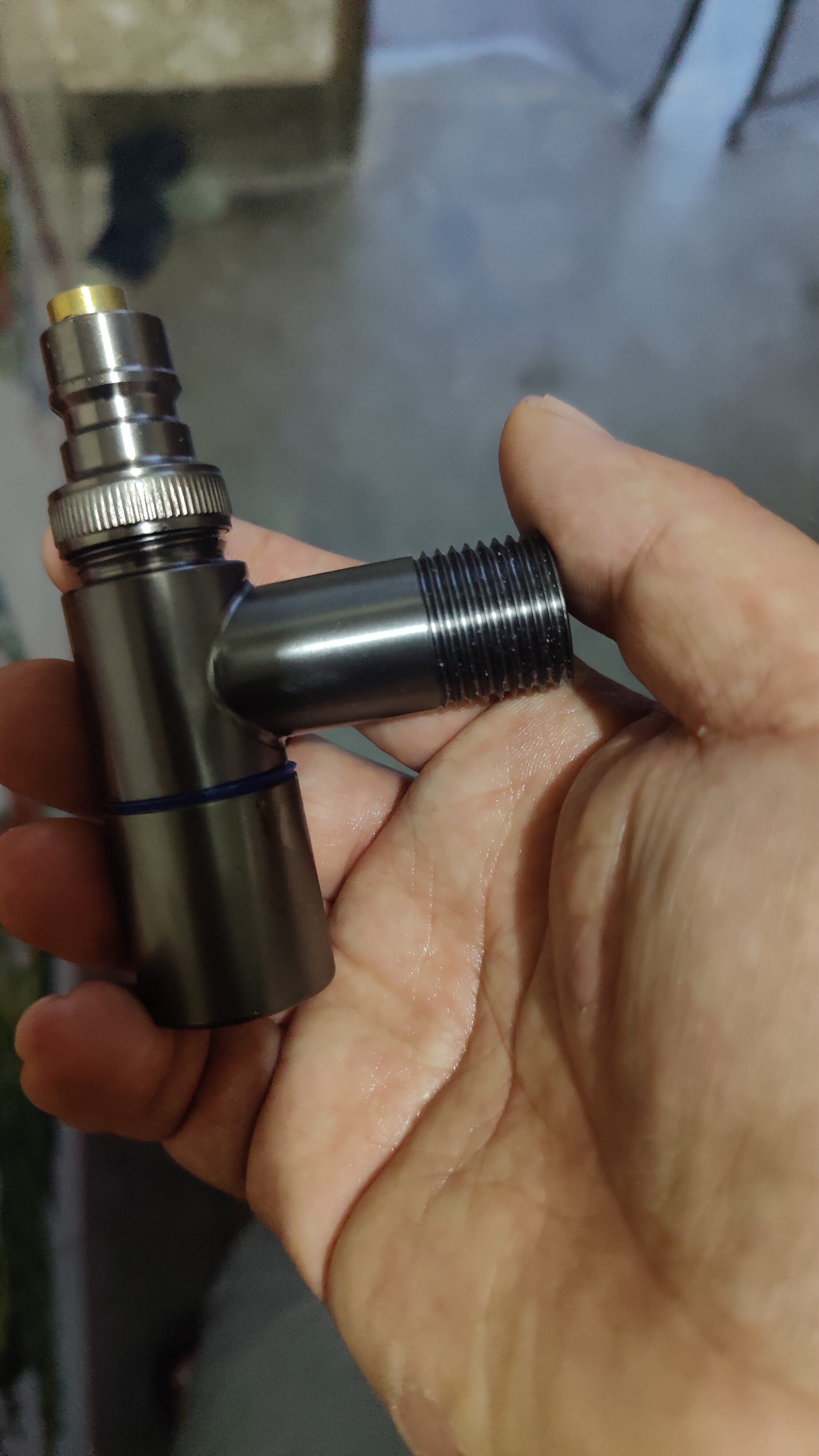 万和（Vanward）洗衣机水龙头角阀止水阀防脱落自动止水不锈钢角阀水嘴4分通用04Q 实拍图