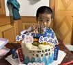 枝尼现做生日蛋糕同城配送男女友儿童长辈现做当日送达动物鲜奶油蛋糕 C款-乘风破浪 8英寸（2~4人食用） 实拍图