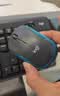 罗技（Logitech）MK275 键鼠套装 无线键鼠套装 办公键鼠套装 全尺寸 商务键鼠套装 带无线2.4G接收器 黑蓝色 实拍图