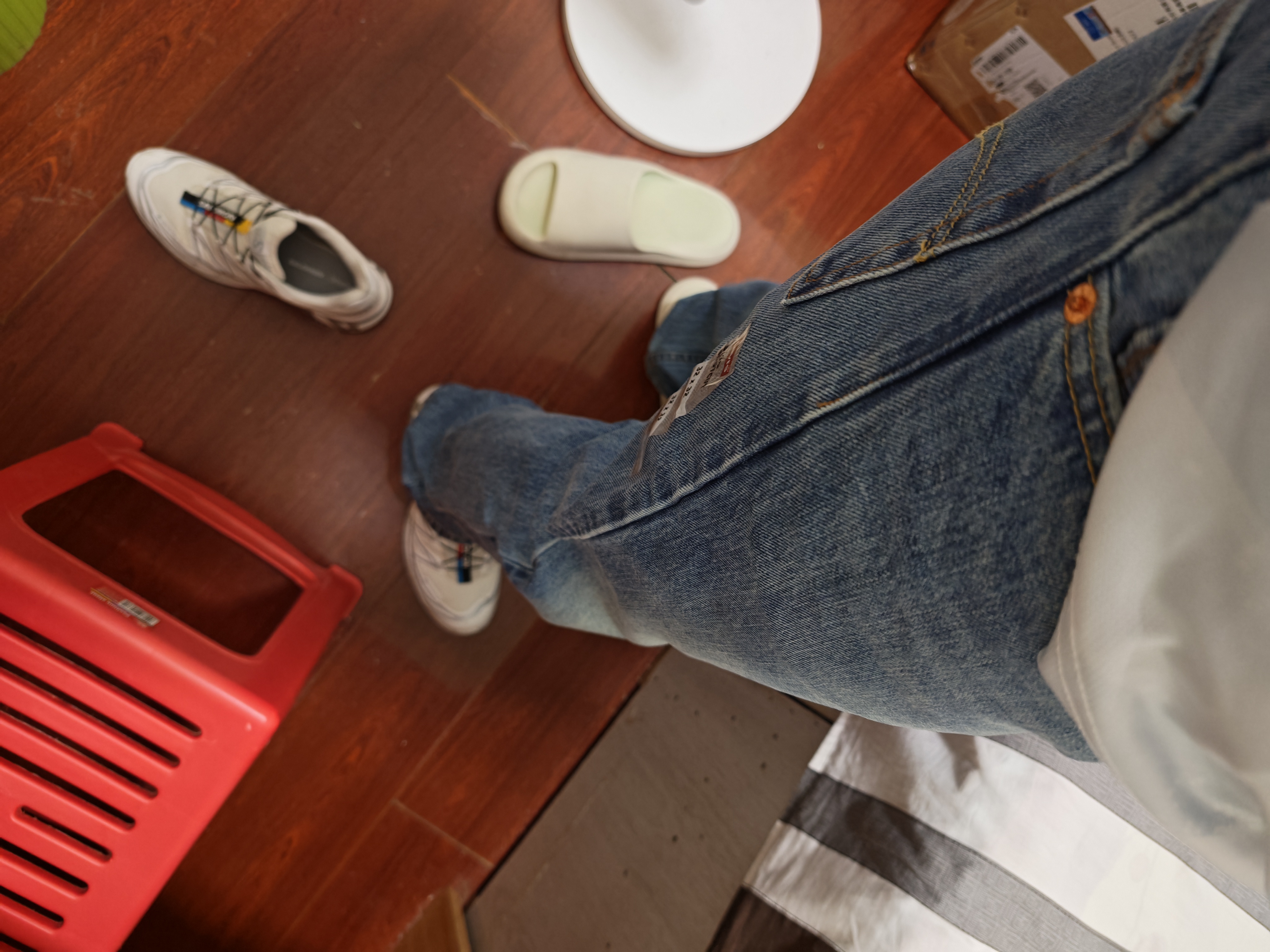 Levi's李维斯26年新款男士美式休闲Clean Fit 517修身靴形牛仔裤 浅蓝色 32 (32) 实拍图