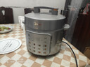 美的（Midea）有钛青瓷0涂层营养蒸电压力锅5L 智能预约多功能一体高压电饭锅MY-E5811G家用4-6人开盖火锅电饭煲 实拍图