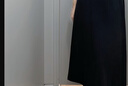 优衣库宽褶中裙女装/半身裙裙子488364 490693 488364/08深灰色 S 实拍图