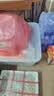 京东京造塑料衣服收纳箱特大号被子玩具整理箱车载储物箱170L 透明 带轮 实拍图
