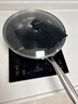 炊大皇炒锅304不锈钢有钛炒菜锅煎锅平底不粘炒锅32cm 可立可视盖不挑灶 实拍图