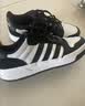 adidas ENTRAP美式校园风运动鞋少年感复古篮球风板鞋阿迪达斯 白色/黑色   42 实拍图