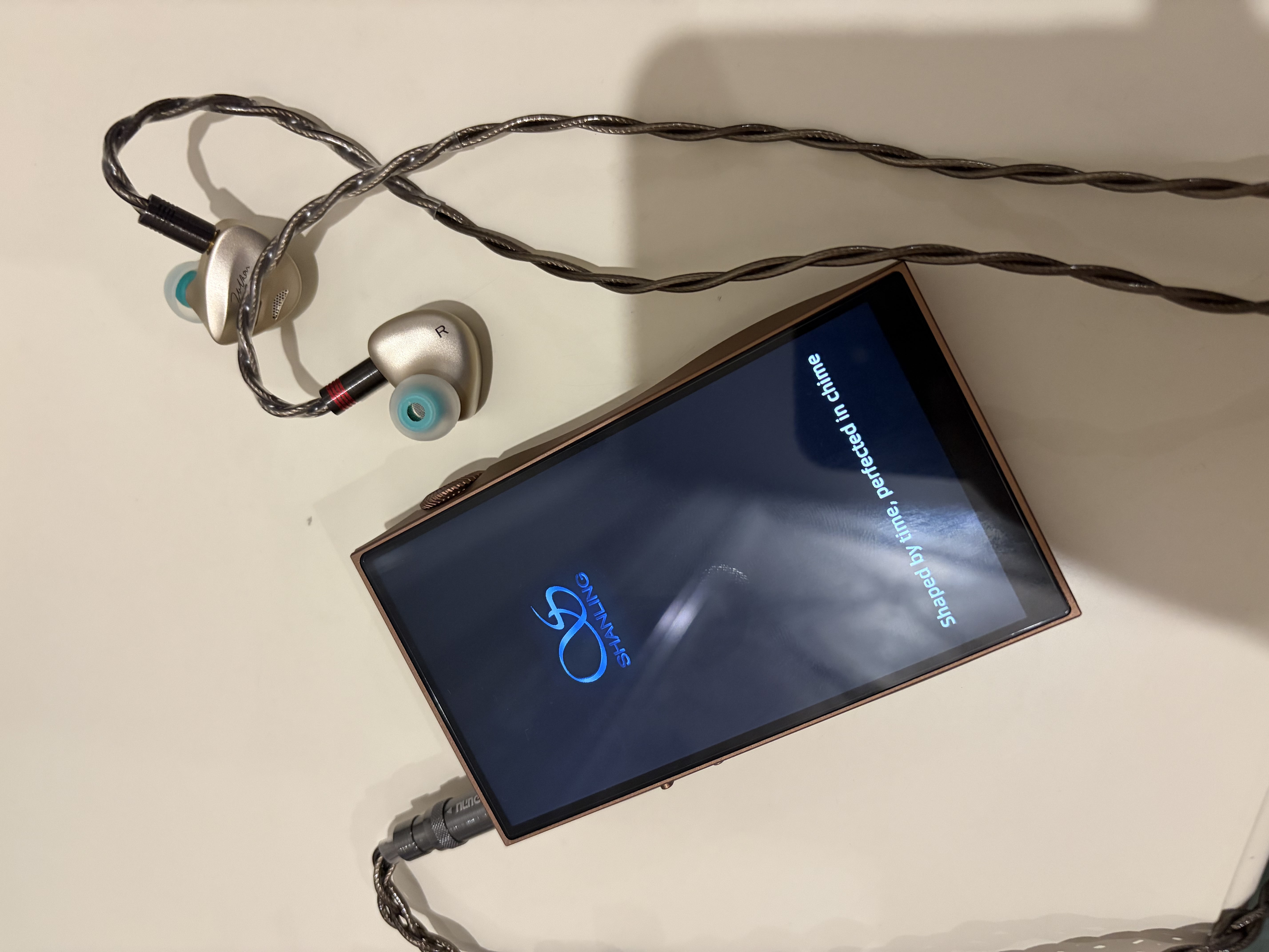 山灵（SHANLING）山灵M3 Plus master大师版安卓便携播放器mp3随身听hifi无损播放器双向蓝牙5.0三挡增益 M3Plus 大师版 摩卡慕斯(6G+64G) 实拍图