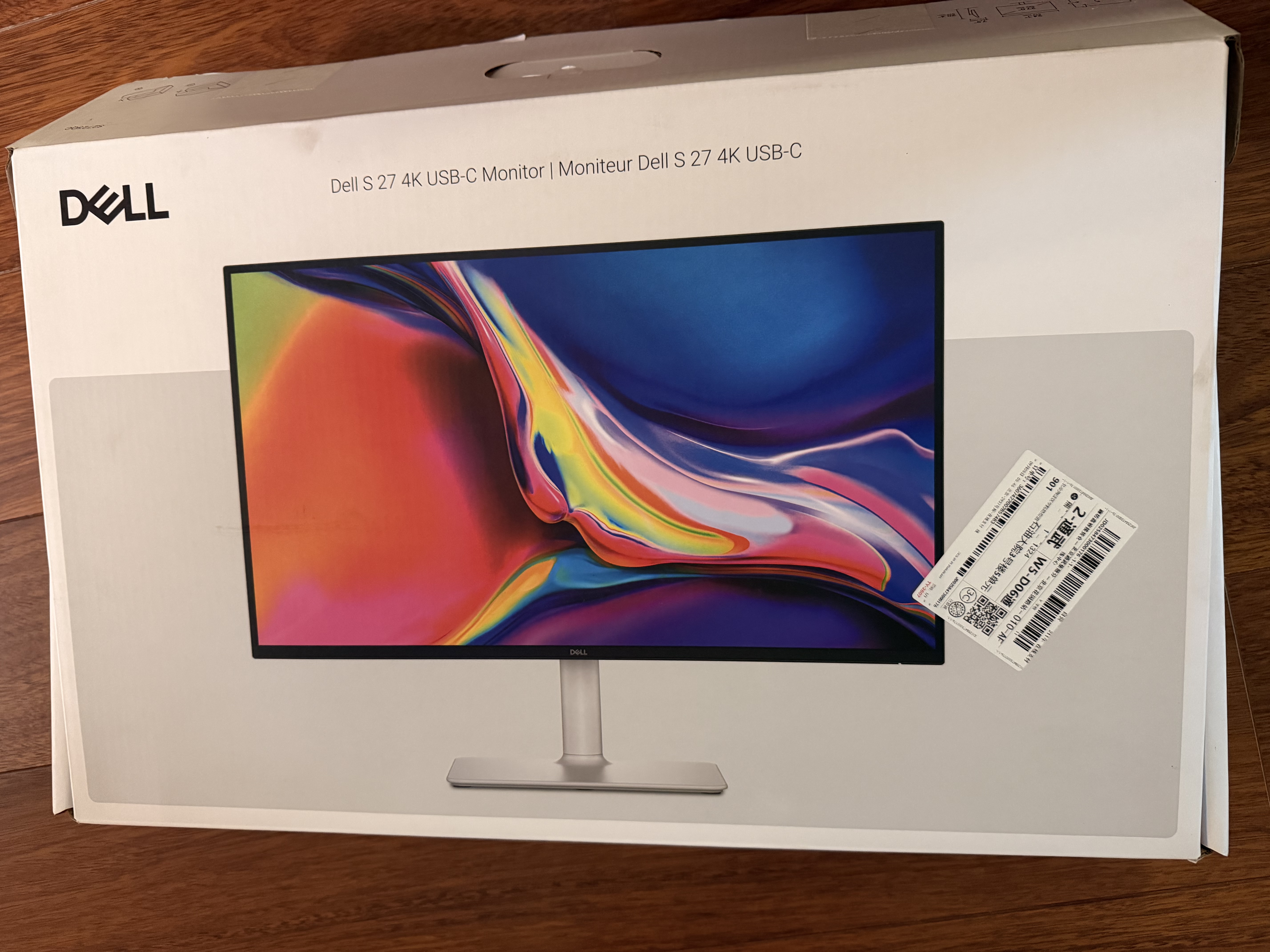 戴尔（DELL）27英寸 4K显示器 IPS面板 120Hz高刷 Type-C 65W 硬件防蓝光 1500:1 办公娱乐显示屏 S2725QC 实拍图