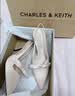 CHARLES&KEITH缎面蝴蝶结尖头高跟凉鞋女生日礼物送女友CK1-60361556 Light Pink浅粉色 37 实拍图