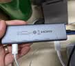 绿联Type-C扩展坞HDMI转接头4K60Hz拓展坞投屏千兆网口读卡USB3.0适用Macbook Air2025华为联想苹果 实拍图
