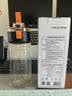 京东京造 水杯 运动大容量儿童吸管杯子学生 【PPSU黄金树脂】黑橙550mL 实拍图