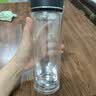 富光双层玻璃杯水杯子茶水分离泡茶杯男女士高颜值团购定制400ML 实拍图