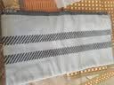 金号纯棉加厚加大枕巾吸汗透气亲肤枕头巾灰色1条 80*50cm 170g 实拍图
