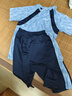 左西男童夏装套装2026新款儿童短袖套装夏季速干运动两件套 蓝色 150 实拍图