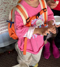 SHUKIKU儿童书包幼儿园背包防丢失轻便防泼水大容量户外旅游橘子汽水S+码 实拍图