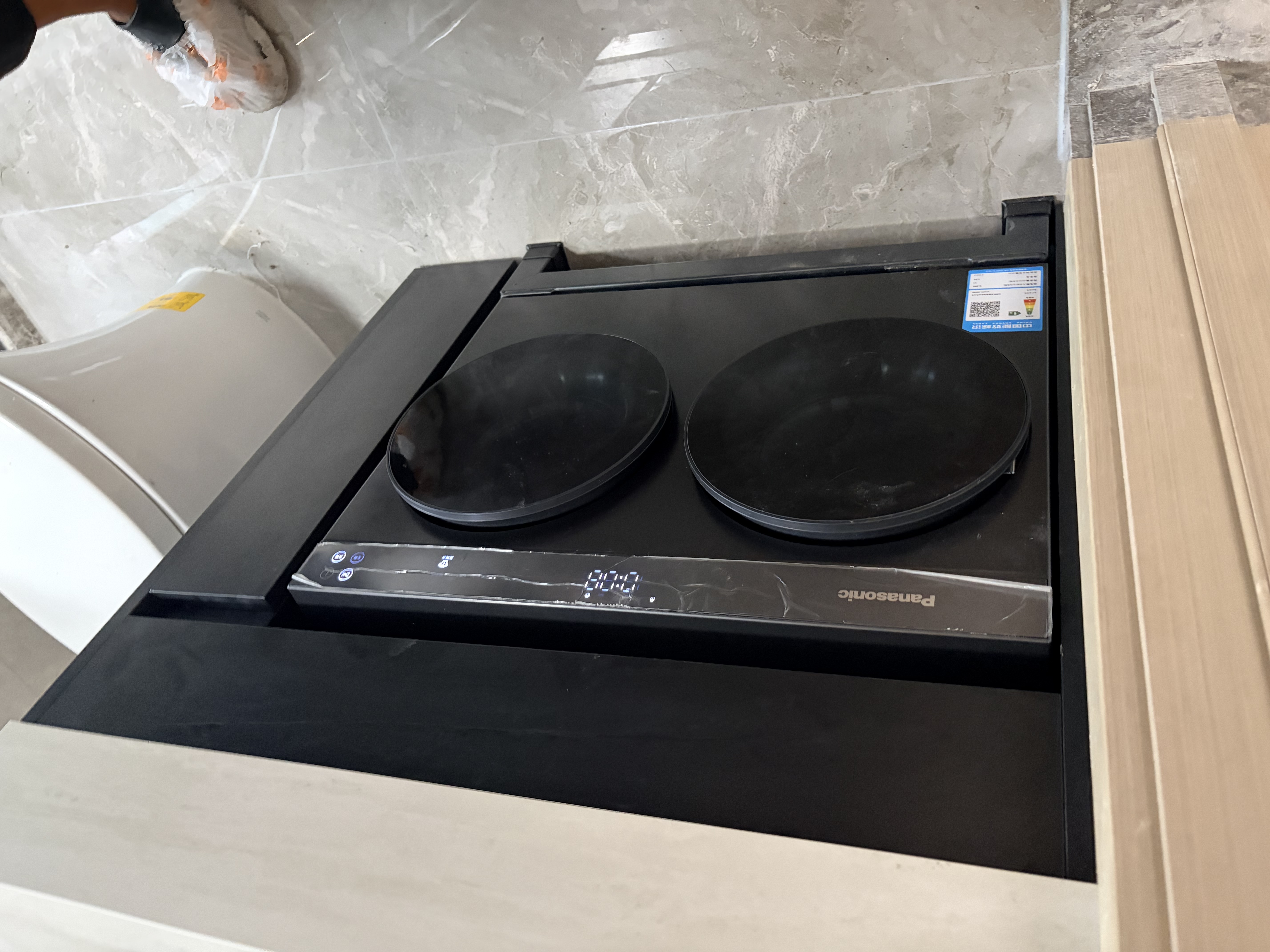 松下（Panasonic）白月光mini 迷你双筒 2KG 滚筒洗烘一体机 小型全自动双桶内衣洗衣机 可组三筒套装 XQG20-AD28D 实拍图