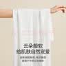 无印良品一次性浴巾加厚大号柔软便携出差旅行压缩浴巾酒店用品-7条装 实拍图