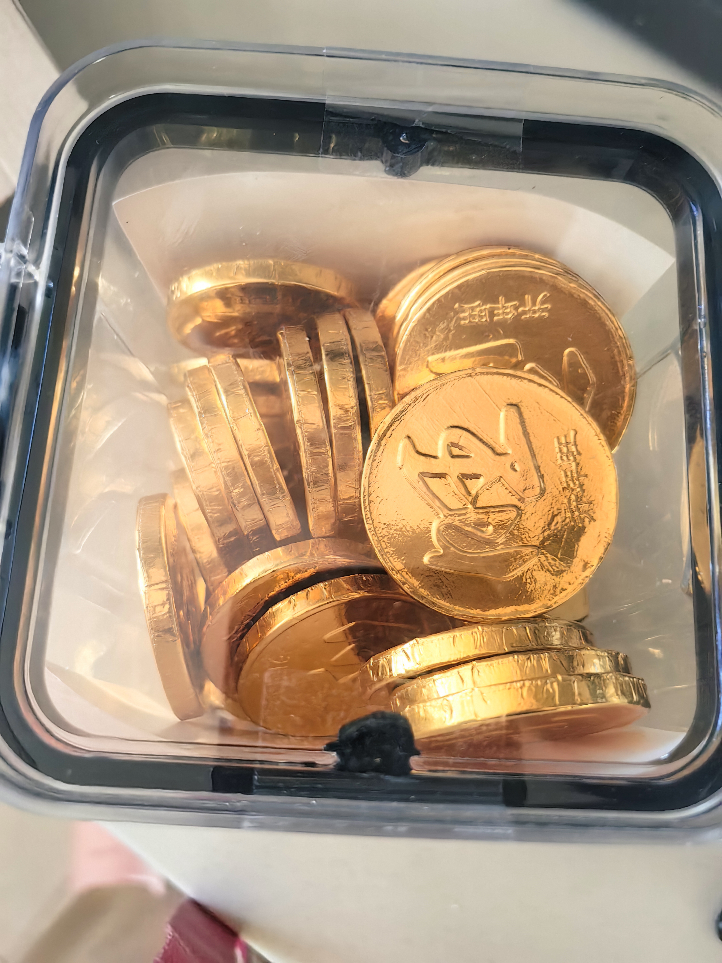 怡浓金典金币巧克力纯可可脂散装800g桶装教师节礼物糖果零食烘焙 实拍图