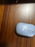 罗技（Logitech）M221 轻音鼠标 无线鼠标 办公鼠标 对称鼠标 带无线微型接收器 雾霭蓝 实拍图